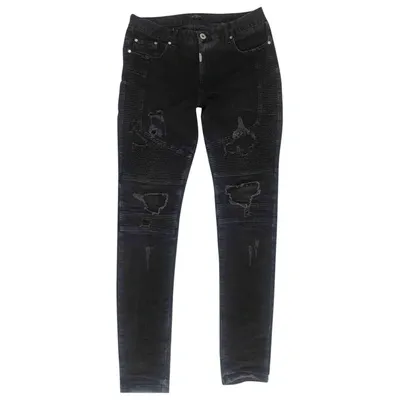 Pre-owned Represent Slim Jean In Black