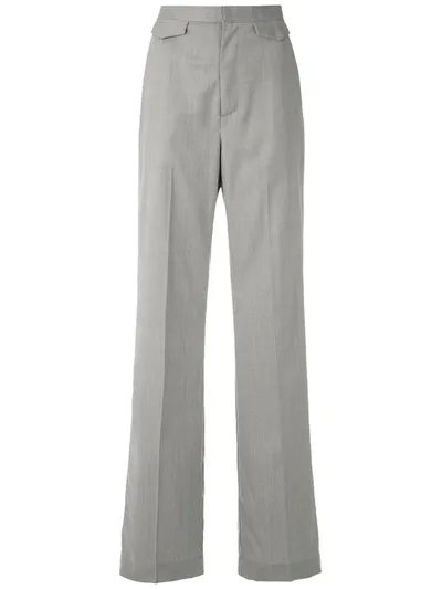 Reinaldo Lourenço Tailored High Waisted Trousers In Grey