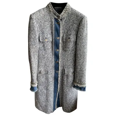 Pre-owned Dolce & Gabbana Coat In Blue