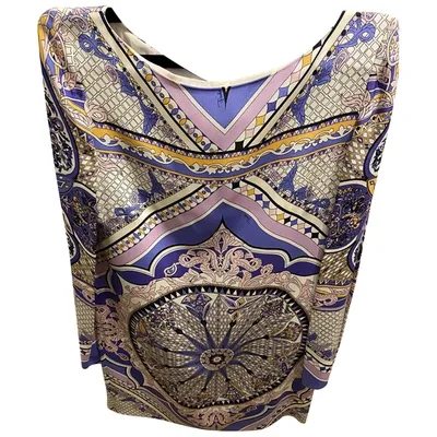 Pre-owned Emilio Pucci Silk Mini Dress In Multicolour