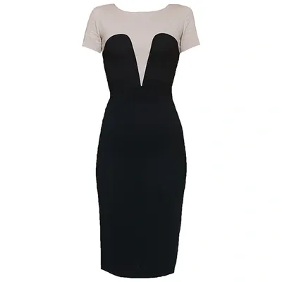 Pre-owned Markus Lupfer Mid-length Dress In Black