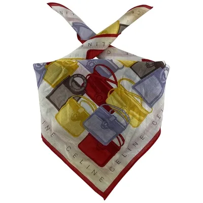 Pre-owned Celine Neckerchief In Multicolour