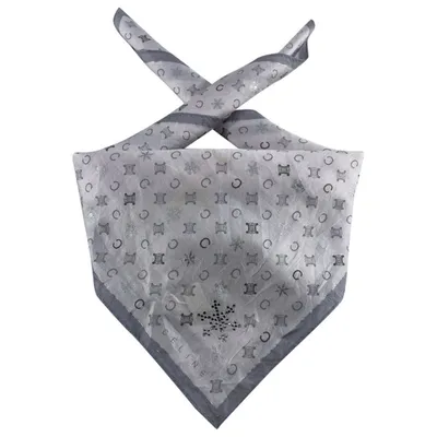 Pre-owned Celine Neckerchief In Grey