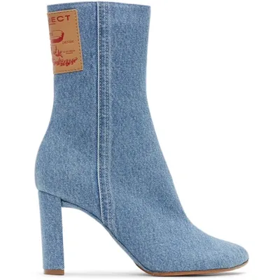 Y/project Denim-stiefeletten In Light Ice B