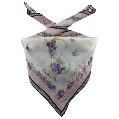 Pre-owned Dior Neckerchief In Multicolour