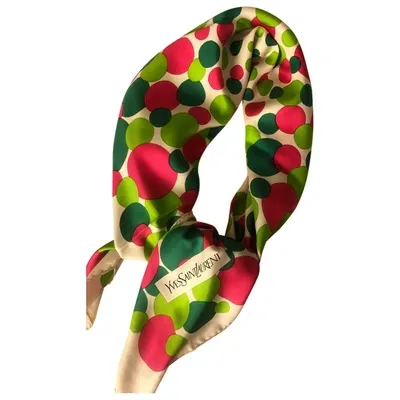 Pre-owned Saint Laurent Silk Neckerchief In Other