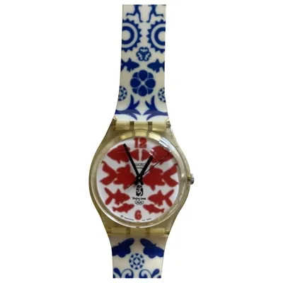 Pre-owned Swatch Watch In Multicolour