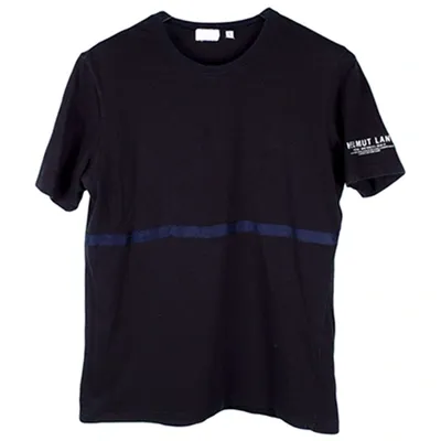 Pre-owned Helmut Lang Black Cotton T-shirt