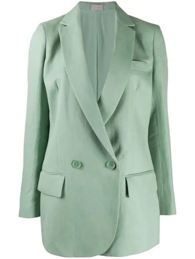 Mrz Straight-fit Blazer In Green