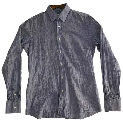 Pre-owned Prada Shirt In Blue