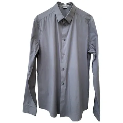 Pre-owned Balenciaga Shirt In Grey