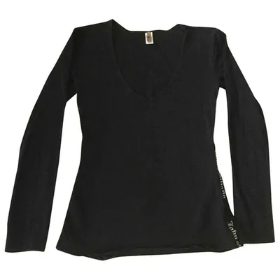 Pre-owned John Galliano Black Cotton Top