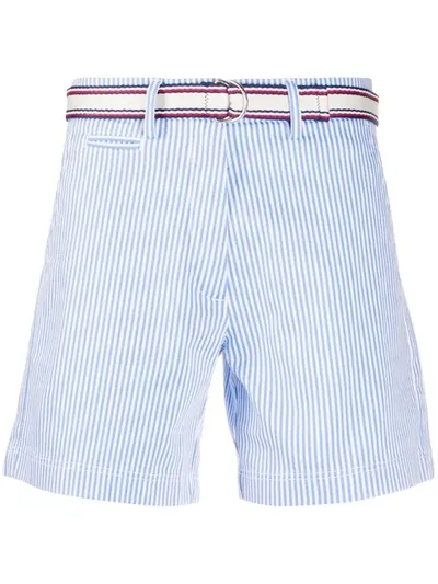 Tommy Hilfiger Belted Waist Shorts In White