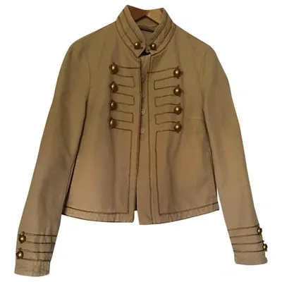 Pre-owned Ermanno Scervino Jacket In Beige