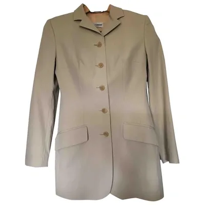 Pre-owned Dolce & Gabbana Coat In Beige