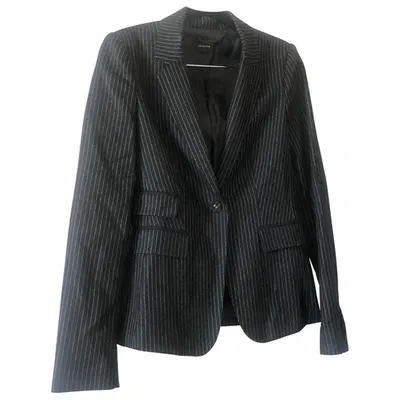 Pre-owned Joseph Wool Suit Jacket In Navy