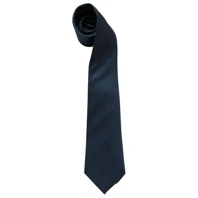 Pre-owned Saint Laurent Silk Tie In Blue