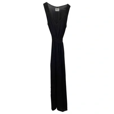 Pre-owned Ottod'ame Maxi Dress In Black