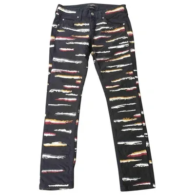 Pre-owned Isabel Marant Slim Jeans In Black