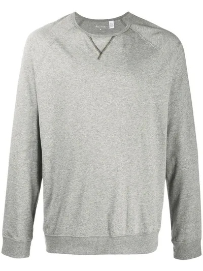 Paul Smith Plain Basic Jumper In Grey