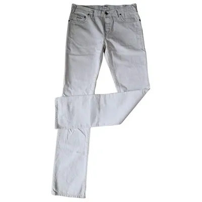 Pre-owned Paul Smith Slim Jean In White