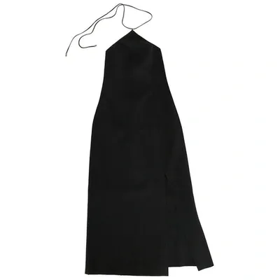 Pre-owned Misha Collection Mid-length Dress In Black