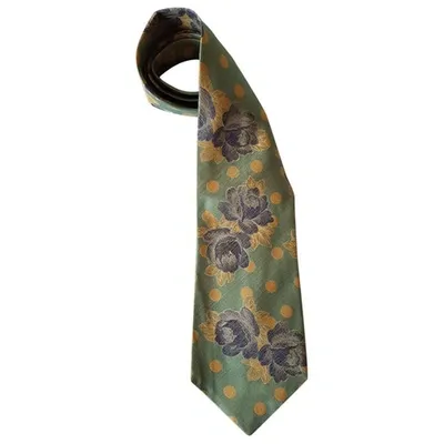 Pre-owned Kenzo Silk Tie In Multicolour