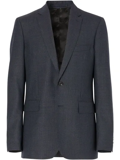 Burberry Slim-fit Two-piece Suit In Blue