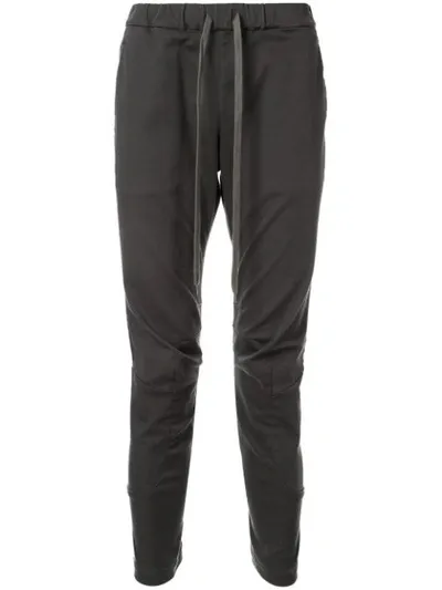 Attachment Plain Slim-fit Track Trousers In Grey