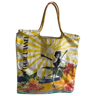 Pre-owned Lanvin Cloth Tote In Multicolour