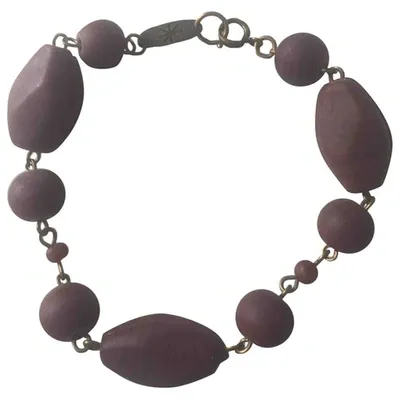 Pre-owned Isabel Marant Bracelet In Burgundy