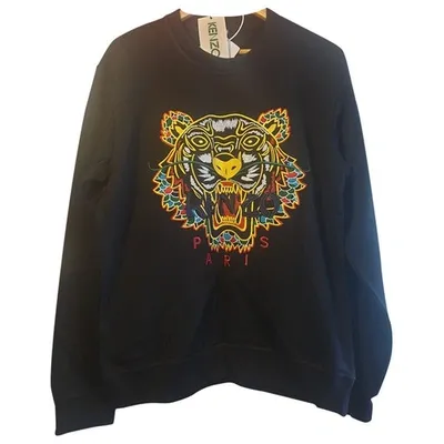 Pre-owned Kenzo Black Cotton Knitwear