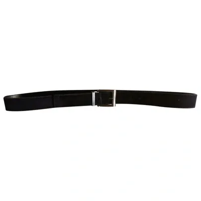 Pre-owned Ferragamo Belt In Navy