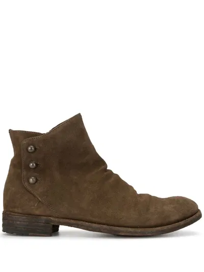 Officine Creative Lexikon Sensory Ankle Boots In Brown