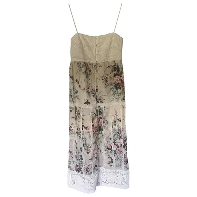 Pre-owned Zimmermann Mid-length Dress In Multicolour