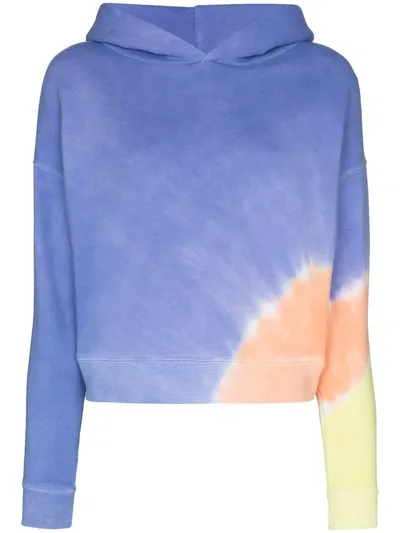 Maisie Wilen Glow Tie-dye Print Hoodie In Blue