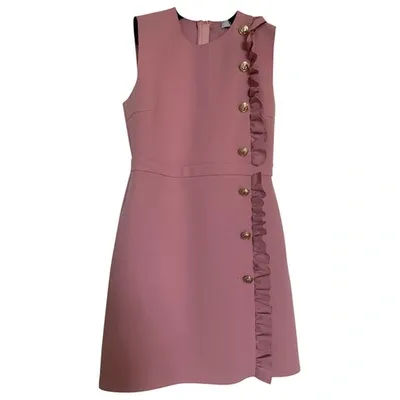 Pre-owned Msgm Mini Dress In Pink