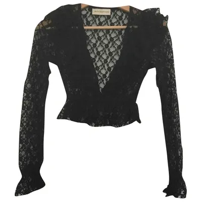 Pre-owned Faith Connexion Black Synthetic Top