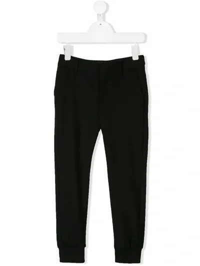 Neil Barrett Teen Side Panelled Trousers In Black