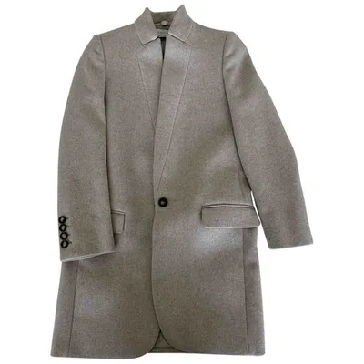 Pre-owned Stella Mccartney Wool Coat In Beige