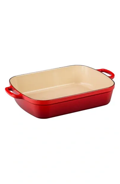 Le Creuset Signature 3 Quart Enameled Cast Iron Roaster In Red