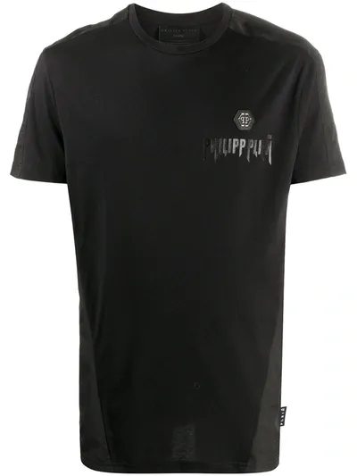 Philipp Plein Platinum Cut Cotton T-shirt In Black