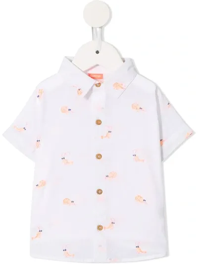 Sunuva Babies' White Shrimpy Cotton Shirt