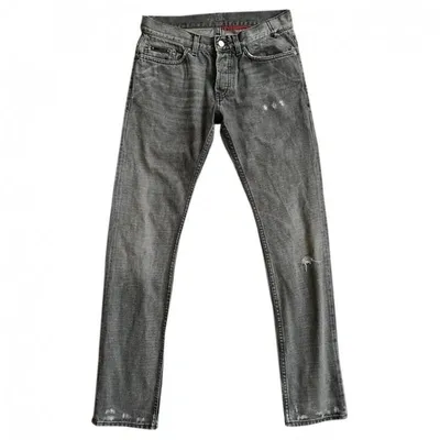 Pre-owned Prada Slim Jean In Grey