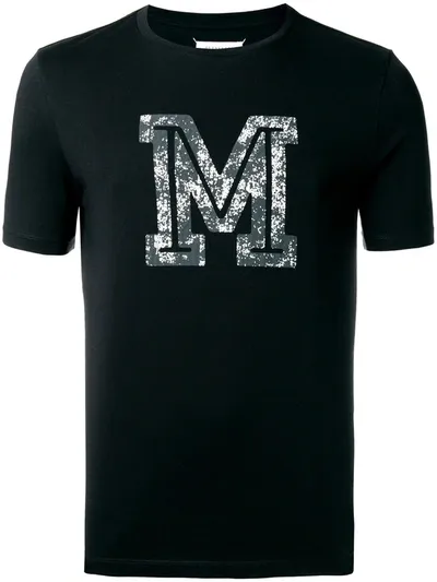 Maison Margiela M Print T-shirt In Black