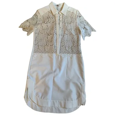 Pre-owned Erdem Mid-length Dress In White