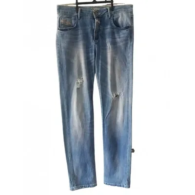 Pre-owned Diesel Slim Jean In Blue