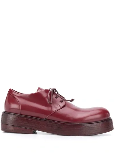 Marsèll Chunky-sole Derby Shoes In Red