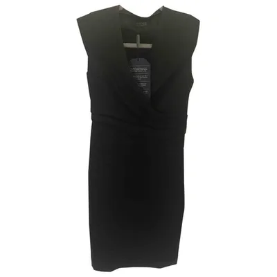 Pre-owned Allsaints Mini Dress In Black