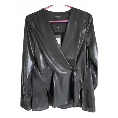 Pre-owned Rag & Bone Black Polyester Top